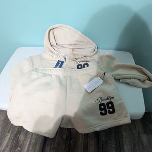 Better together Brooklyn 99 hoodie and short set size medium